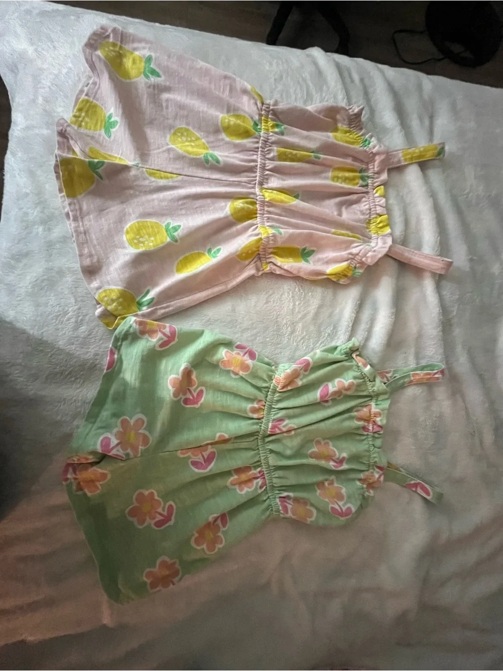 365 kids by Garanimals girls summer rompers size 7 (bundle of 2) - Picture 11 of 13